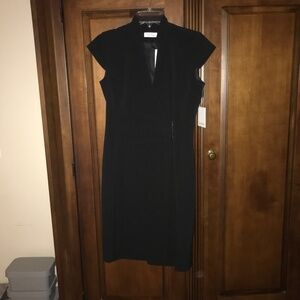 CALVIN KLEIN WRAP DRESS, NWT, SIZE 2
